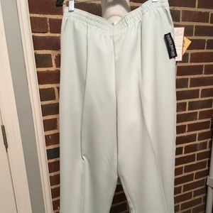 Koret NWT Lined Slacks SZ 10 Short Seafoam Wool